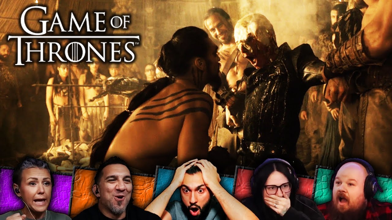 Reactors Reacting to VISERYS RECEIVES A GOLDEN CROWN | Game of Thrones 1x6 'A Golden Crown'