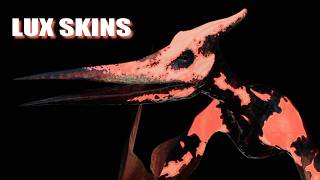 All Marine & Flying Reptiles & All Hybrids With Bioluminescent Skins - JWE 3 Mods (4K 60FPS)