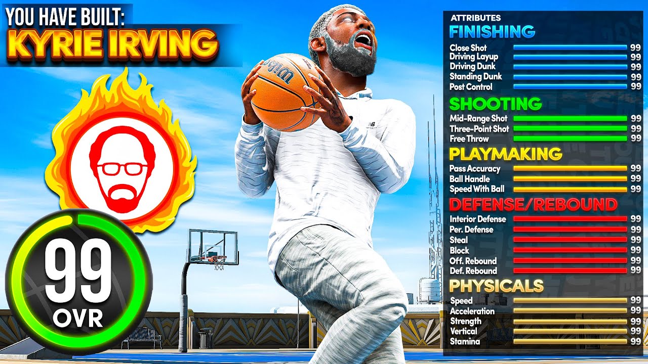 This UNCLE DREW BUILD is UNGUARDABLE on NBA 2K26! Best Kyrie Irving ...