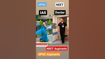 Thumbnail of 🔥Doctor v-s IAS - NEET Motivation status💯 @iasmotivation @neet @motivation @shorts @youtubeshorts