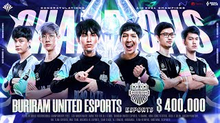 BURIRAM UNITED ESPORTS TRỞ THÀNH TÂN VƯƠNG - CHUNG KẾT AIC 2021