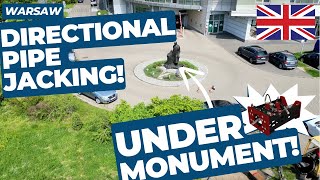 Under Monument & Pavement in Warsaw | How a Directional Pipe Jacking Machine Works Net Worth
