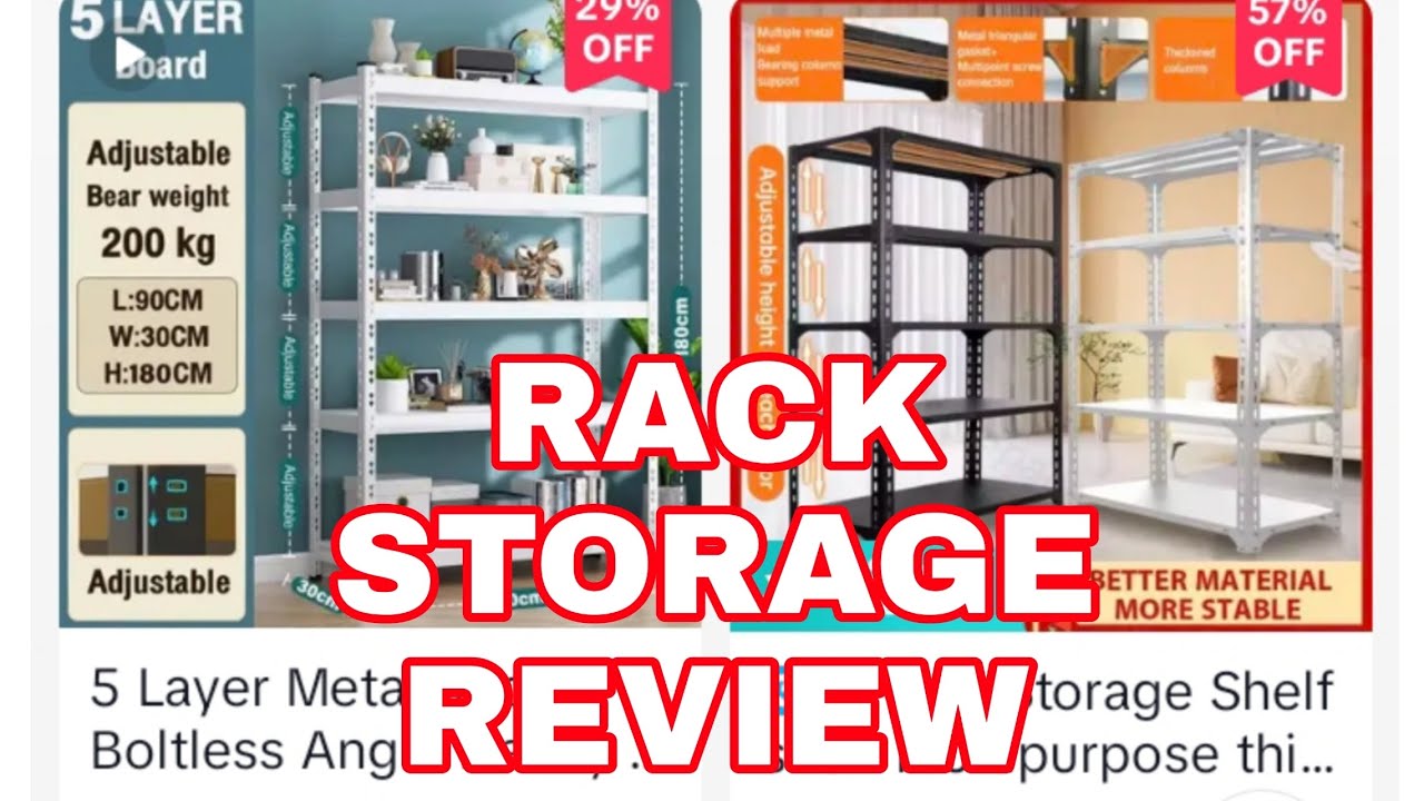 TRIANGULAR SHELVES STORAGE RACK REVIEW || METAL STORAGE RACK REVIEW