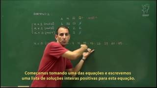 Aritmética - Aula 61 - O que acontece se os módulos não forem primos entre si? - Legendado