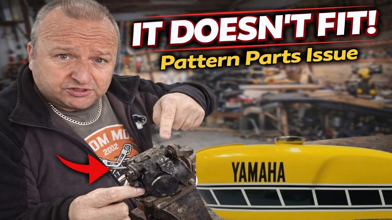 Bringing a Yamaha FS1E DX Brake Caliper Back to Life Pattern Parts Nightmare