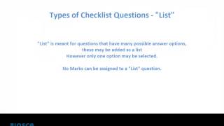 OSCEonline Checklist creation -  Adding questions screenshot 2