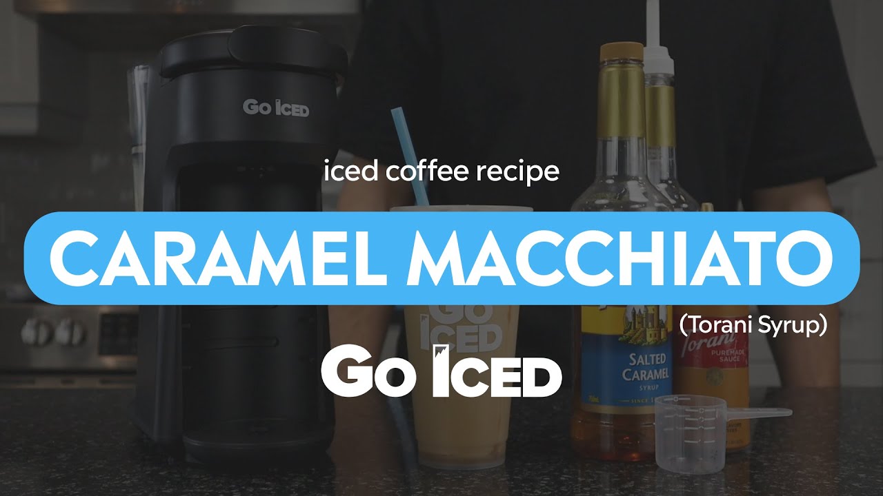 Caramel Macchiato Torani Iced Coffee Easy Iced Coffee Recipe YouTube