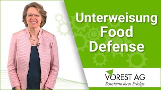 Food Defense Unterweisung Online - Produktschutz Lebensmittel