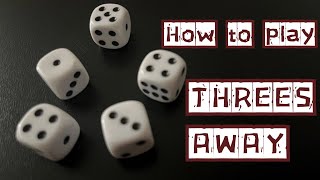 How to play Threes Away Dice game | Dice games | Group Games | Ladies kitty party games | Visthari