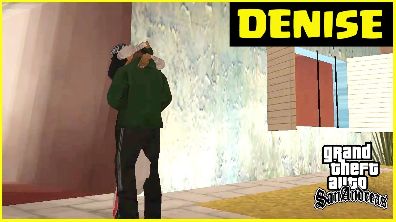 COMO CONQUISTAR A DENISE DO GTA SAN ANDREAS E PEGAR A ROUPA DE CAFETÃO -  NAMORADAS DO CJ 