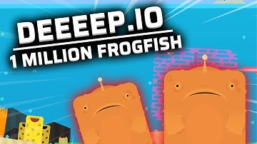 1 MILLION FROGFISH CHALLENGE!! | Deeeep.io gameplay