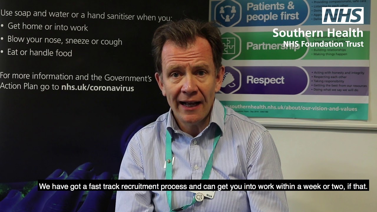 A message from Dr Nick Broughton