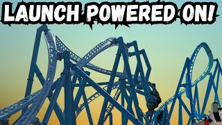 Canadas Wonderland AlpenFury Main Launch Powered On