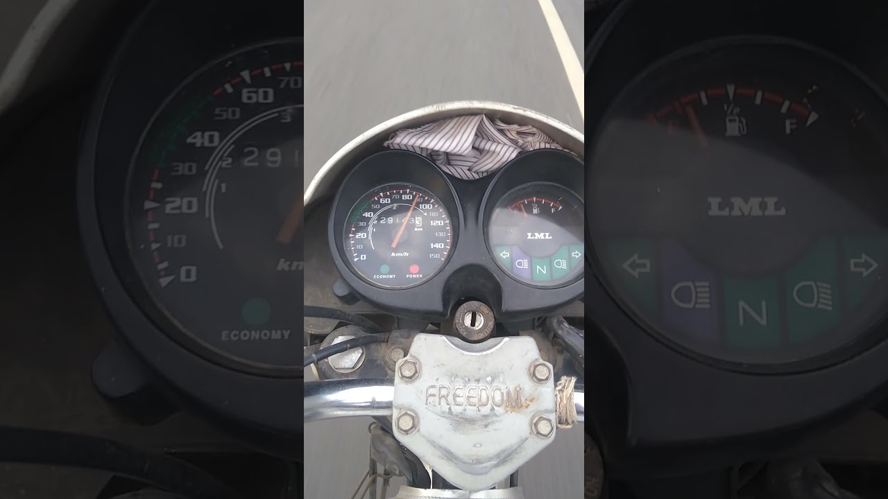 95 kmph  speed LML FREEDOM BIKE