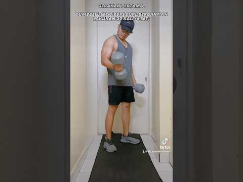 Cover Ini 5 gerakan simple Home Workout yang bisa kalian lakuin dirumah/dikost cuma butuh space 180x60cm.