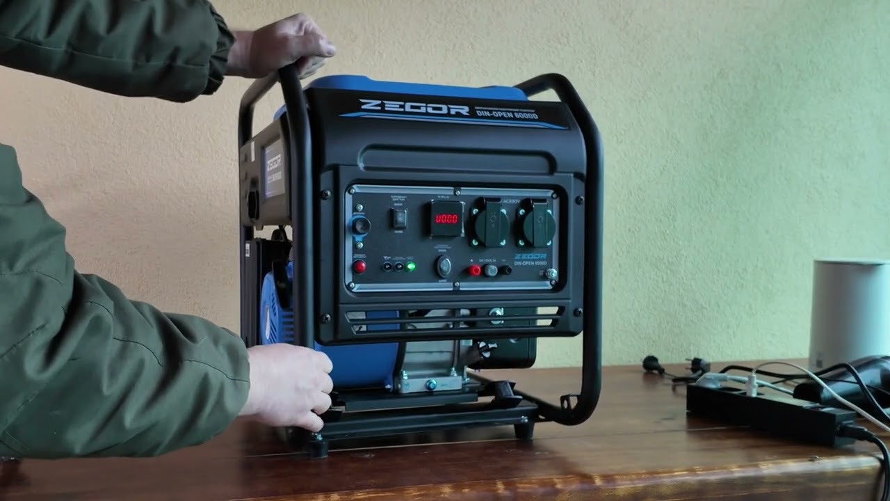 Генератор бензиновый инверторный Zegor DIN-OPEN6000T 5,5-6,0 кВт