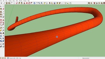How to make an opened water slide in Sketchup - Part 2