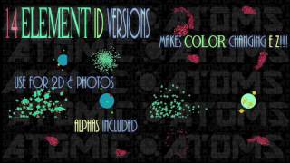 Atomic Atoms - 14 Animated Elements - After Effects Project Files | VideoHive 13569346