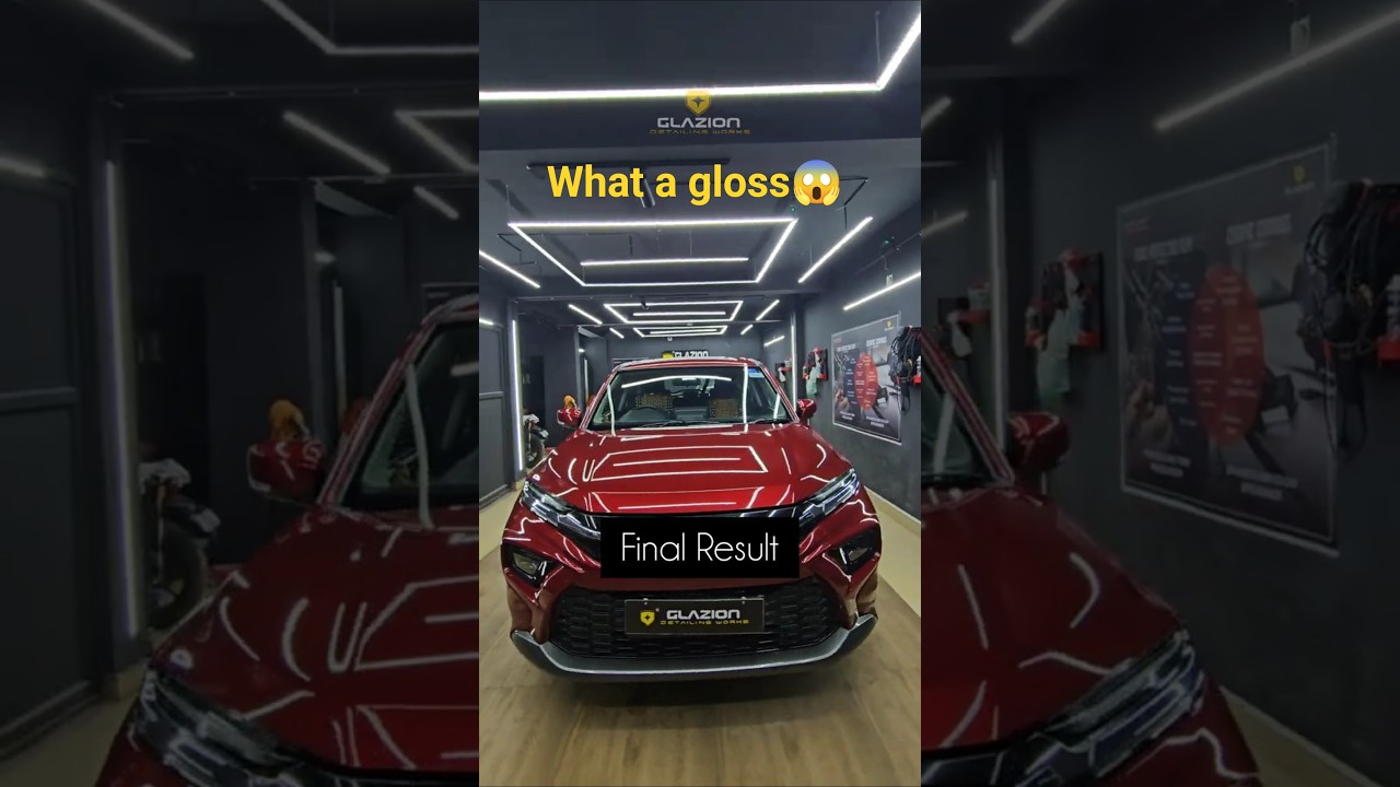 Short 14| Transform Your Car with 9H Ceramic Coating Before and After 