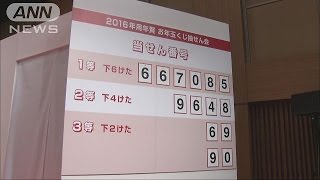 10万円や4Kテレビが・・・「お年玉年賀はがき」当選番号(16/01/17)