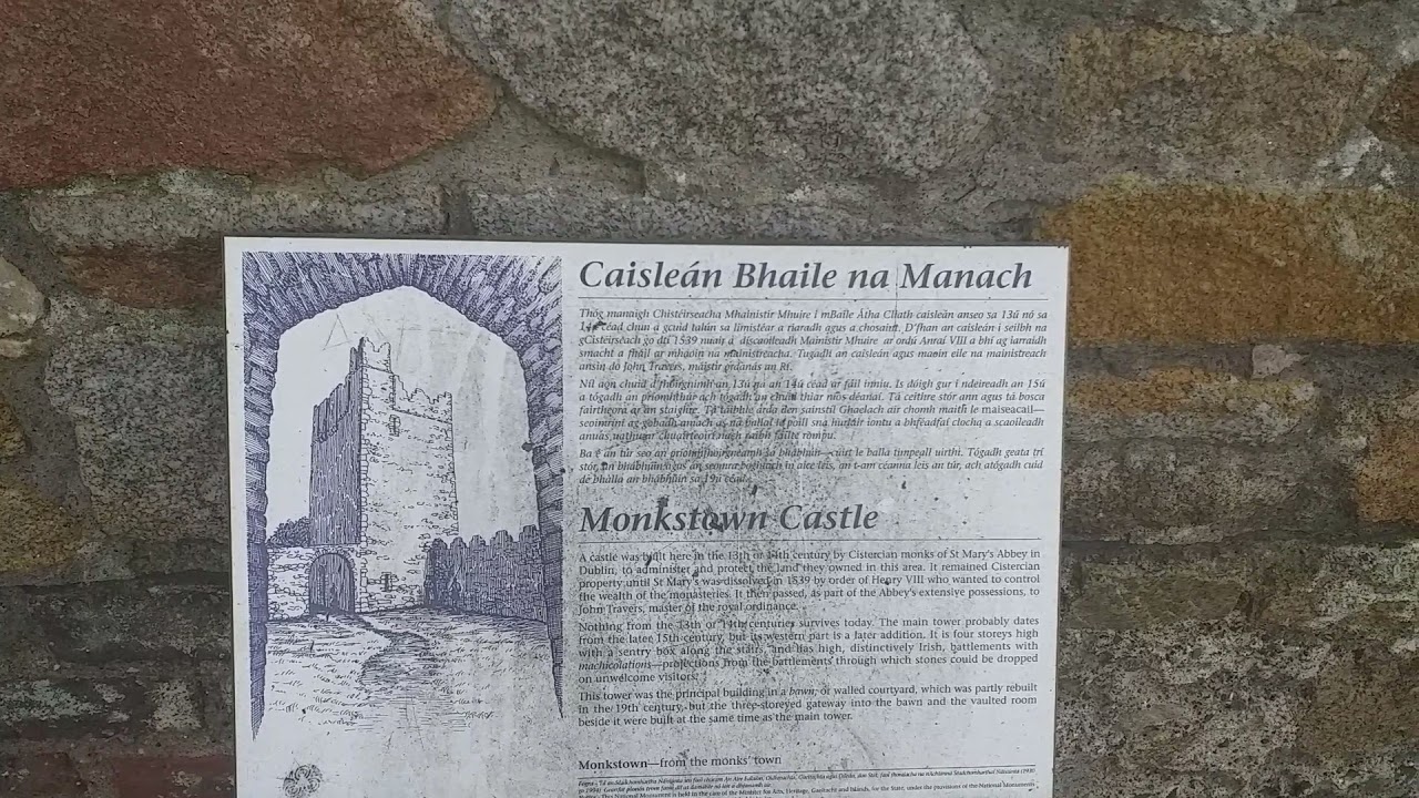 Talk on Monkstown castle ( Part 1 )  