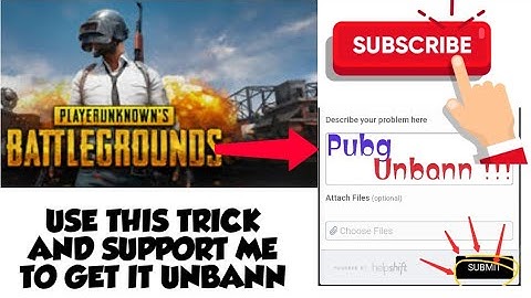 How to unban pubg !!!