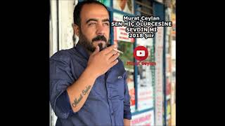 Murat Ceylan SEN HİÇ ÖLÜRCESİNE SEVDİN Mİ  2018 Şiir Resimi