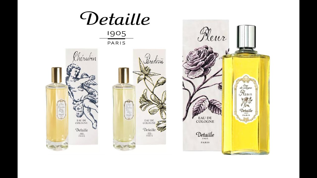 Парфюмерия DETAILLE #1 : одеколоны Cherubin, Fleur, Paradisii | СЛЕПЫЕ ЗАТЕСТЫ