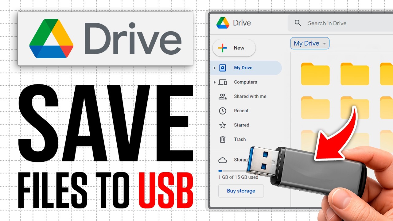 How To Transfer Files From Google Drive To USB Flash Drive | Full Guide ...
