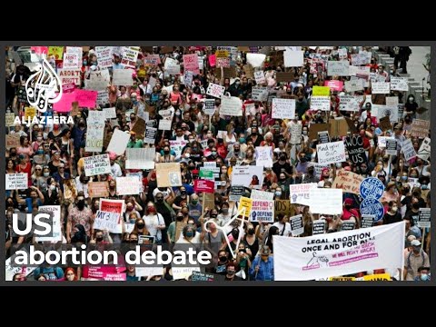 Tens of thousands of women march for abortion rights in US