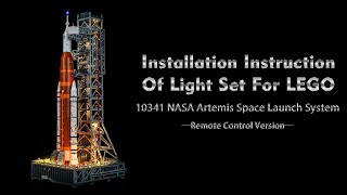 Installation Instruction Of Light Set For LEGO 10341 NASA Artemis Space Launch System. screenshot 3