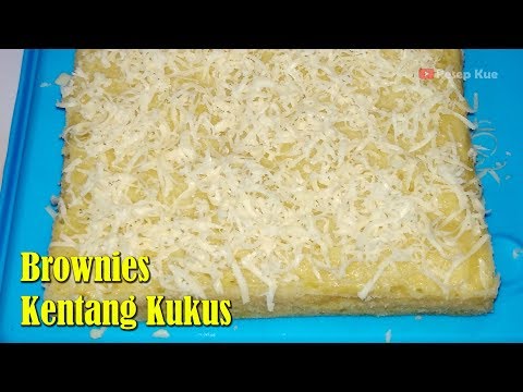 Brownies Kentang Kukus Keju - Reser Brownies Kentang Kukus