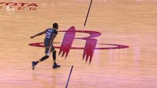 James Harden defending Draymond Green with his face