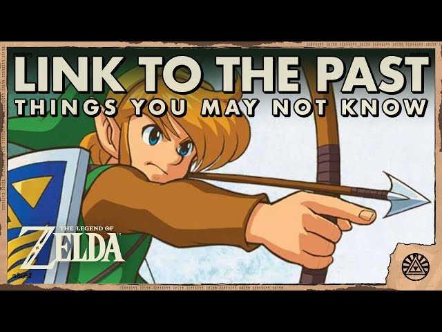 Things you may not know about The Legend of Zelda A Link To The Past (facts and secrets) class=