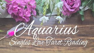 AQUARIUS SINGLES - They can't read you but their curiosity is growing! 🤔🔥💞