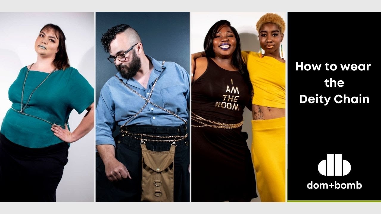 How to wear the dom+bomb Deity Chain