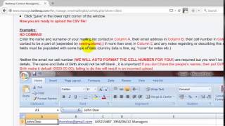 CSV Upload in Kwikwap