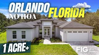 Homes with ACREAGE in Orlando, FL? Tour This NEW Home with NO HOA!