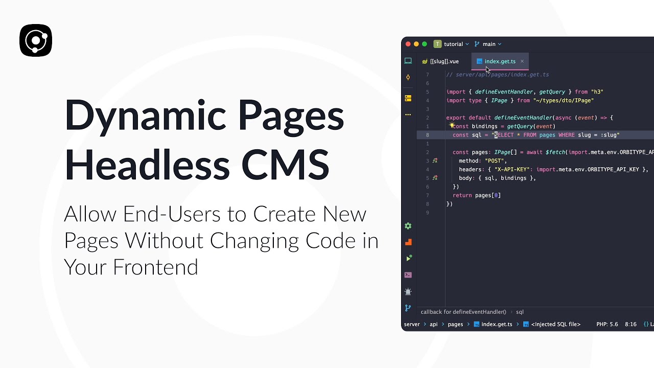 Dynamic Pages with a Headless CMS - YouTube