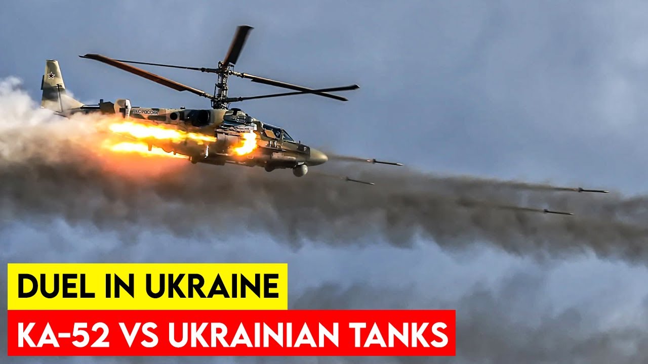 Duel in Ukraine: Ka-52 Alligator VS Ukrainian Tanks