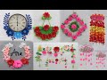 Wall hanging craft ideas with paper easy and beautiful flowers  2021