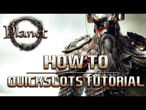 Elder Scrolls Online ESO How To Use Quickslot Bars Items