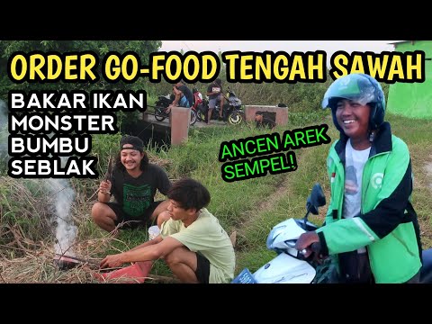 JACKPOT! NIAT MANCING IKAN BETIK DAPAT MONSTER LANGSUNG DIBAKAR DENGAN BUMBU SEBLAK ORDER GO-JEK