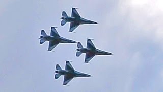 U.S.A.F. Thunderbirds Air Show Above Our House!