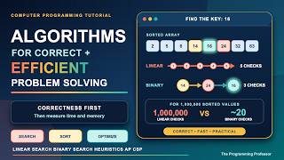 Algorithms for Correct and Efficient Problem Solving