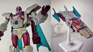 New transformers Legacy United Voyager Cyberton Vector Prime in hand images