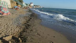 Пляж в Николаевке Крым. Частный пляж базы отдыха Юбилейная.
