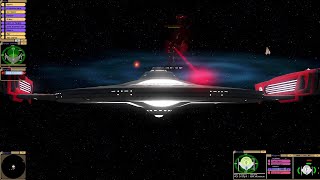 Roadrunner Cl Vs Klingon D21 Cruiser Km Star Trek Bridge Commander