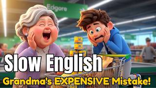 Grandma's EXPENSIVE Mistake! | Slow English for Beginners | Telling Stories in English (A1–A2) ✔
