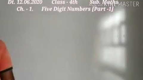 Class 4 # Maths # Chapter 1 # Five Digit Numbers